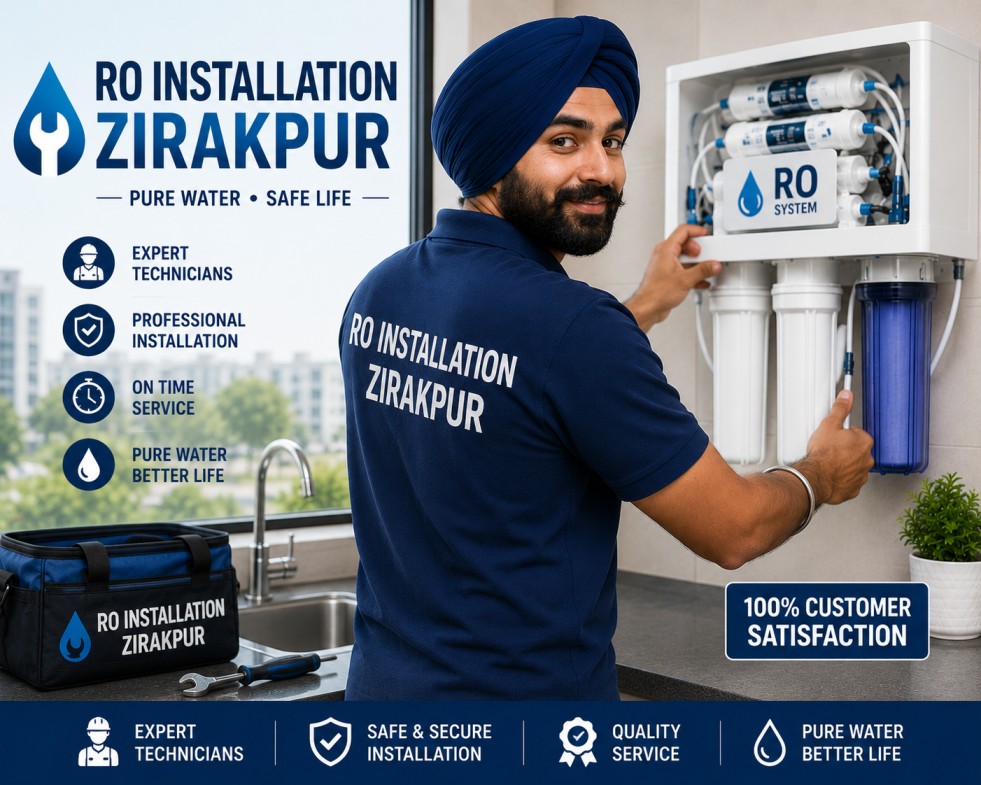 RO installation Mubarakpur Zirakpur